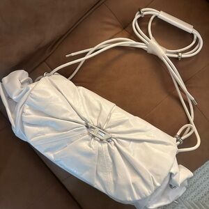 Diesel Scrunch-D Shoulder Bag – White New in dust bag